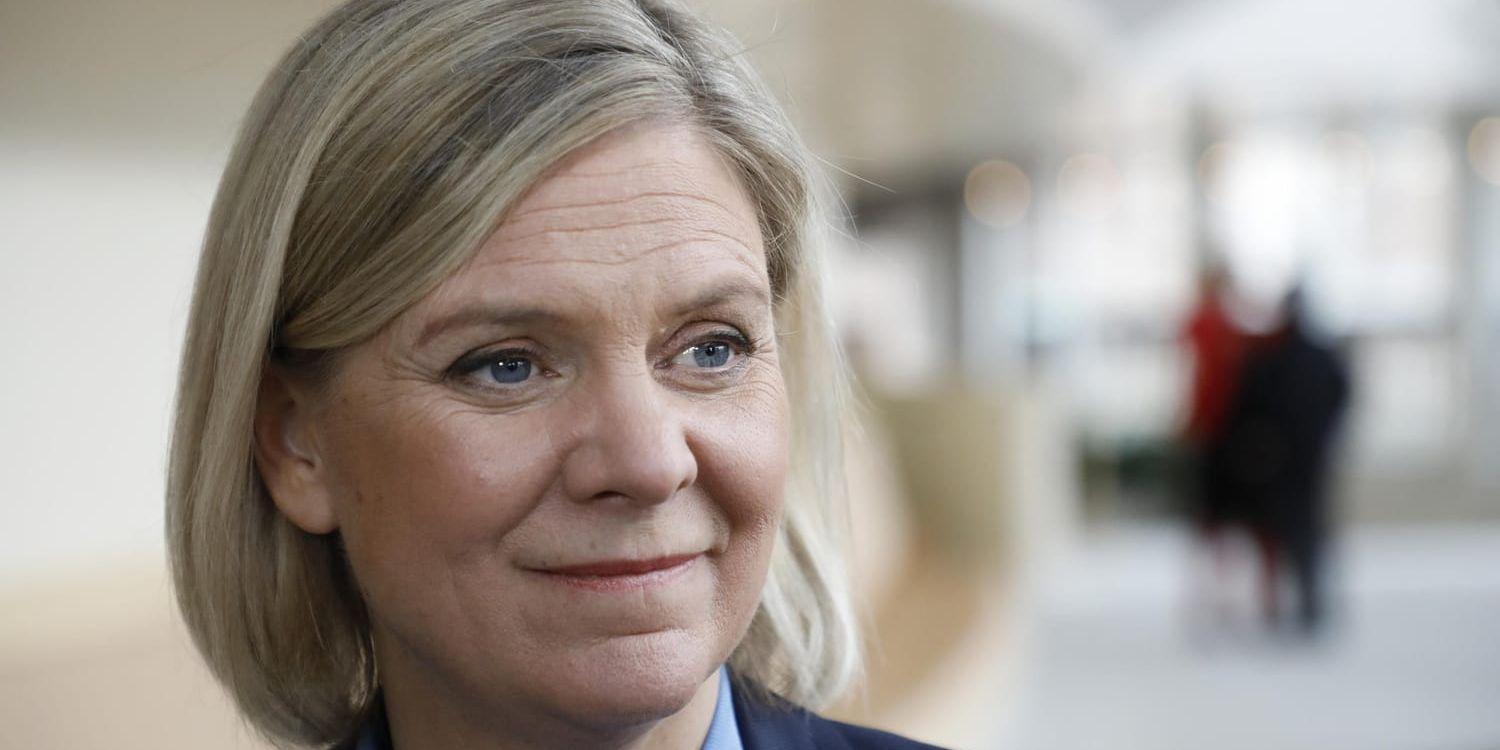 Sveriges finansminister Magdalena Andersson (S). Arkivbild.