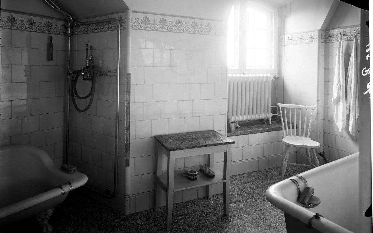 Det var en lyx att ha eget badrum på 1920-talet
