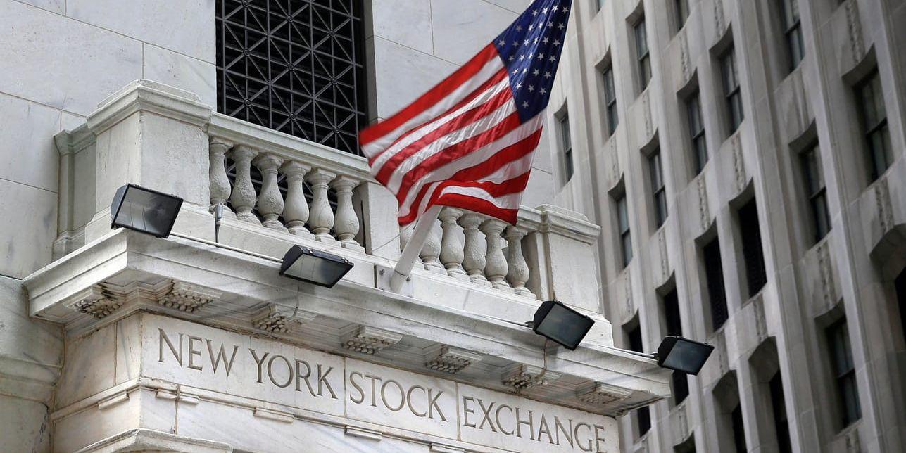 Kurserna steg på New York-börsen på måndagen. Arkivbild.