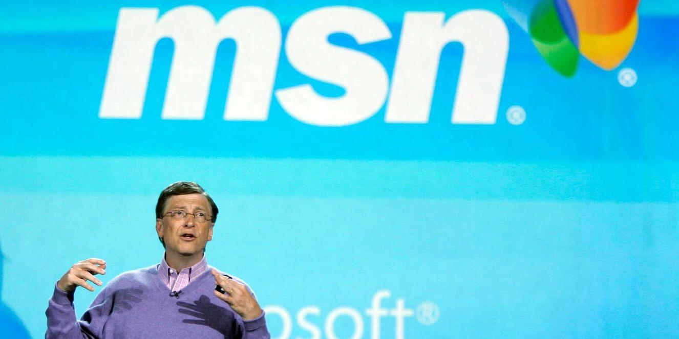 Microsoft ändrar de automatiska förslagen på sökord. På bilden syns Microsoftgrundaren Bill Gates.