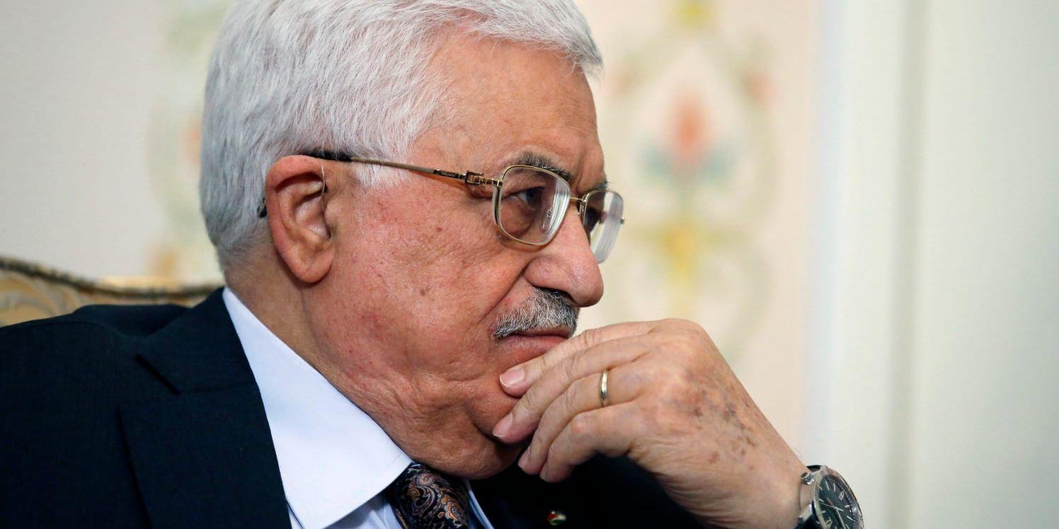 Palestiniernas ledare Mahmud Abbas. Arkivbild.