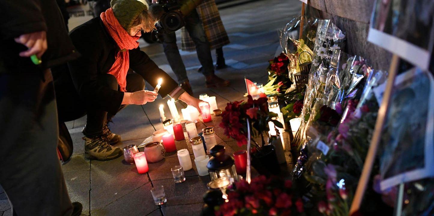 Efter morden tändes ljus för offren i Danmarks huvudstad Köpenhamn. Arkivbild