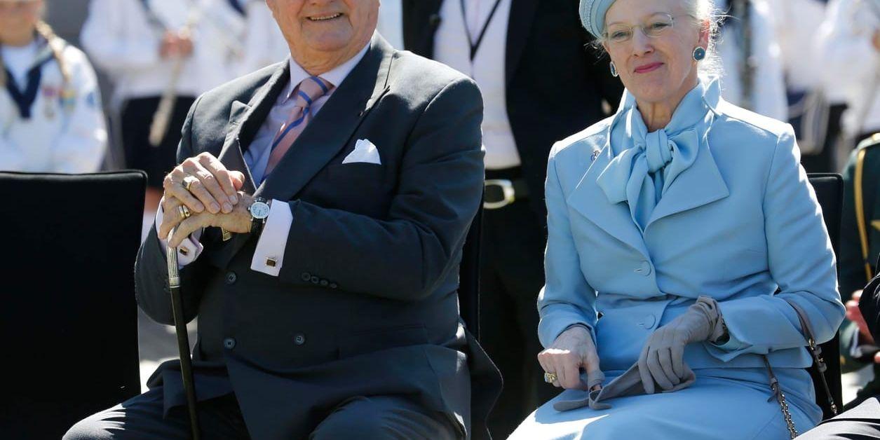 Prins Henrik och drottning Margrethe på besök i Oslo 2014.