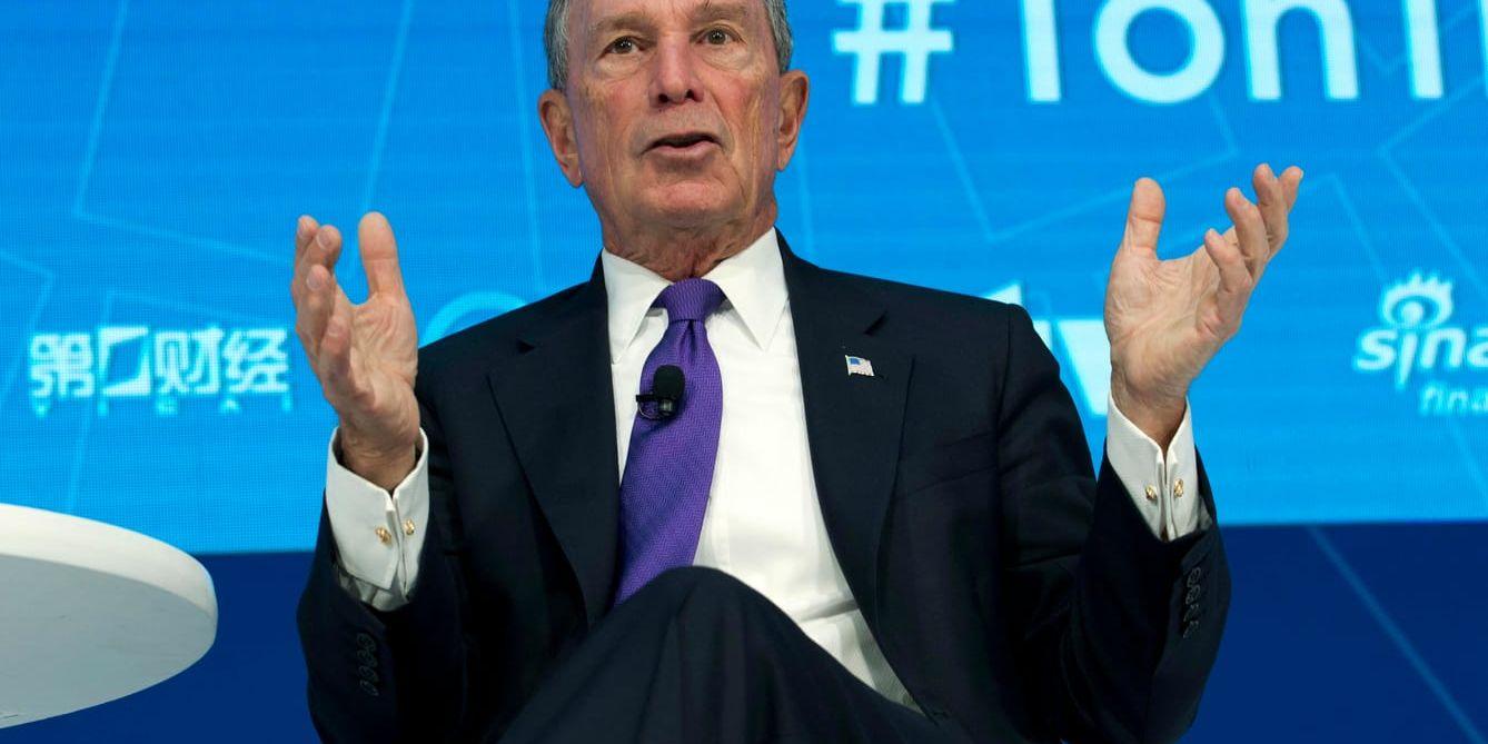 Michael Bloomberg på Världsbankens och IMF:s årsmöte i Washington i våras.