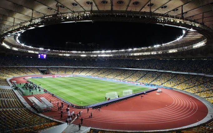 12. Olimpiyskiy Complex där både Dynamo Kiev och det ukrainska landslaget spelar, tar 70 050 åskådare.