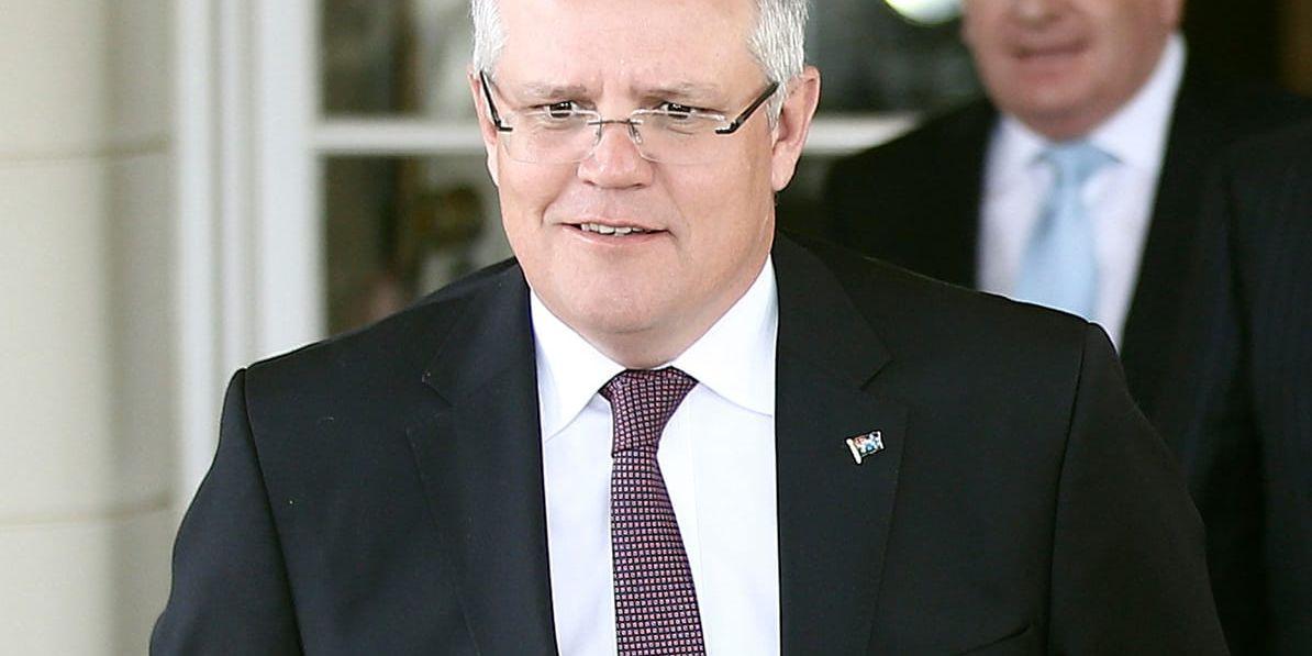 Australiens premiärminister Scott Morrison ber om ursäkt å landets vägnar till de som utsatts för övergrepp som barn. Arkivbild.