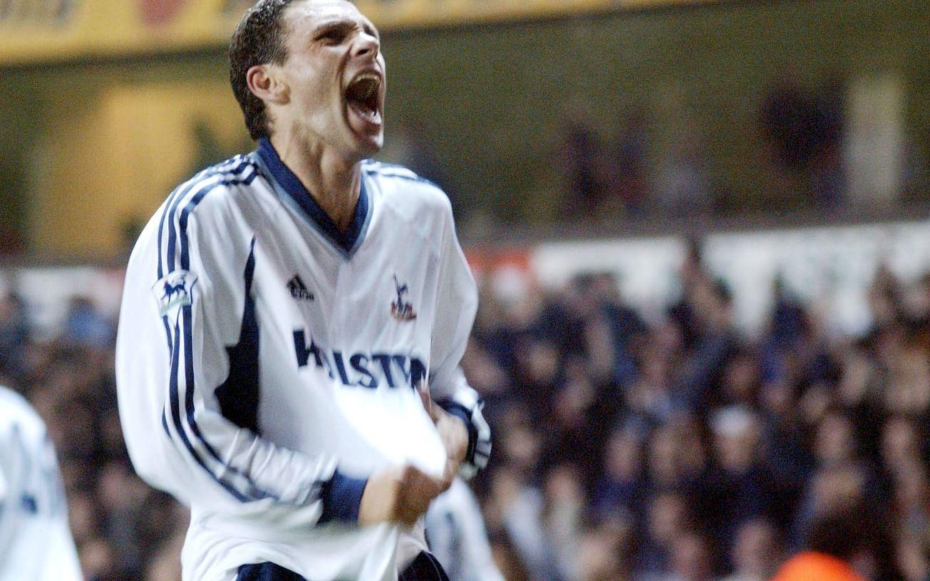 <strong>7. Tottenham–Manchester United i Premier League 2001.</strong> Londonlaget imponerade stort och ledde med 3–0 i paus. Gustavo Poyet låg bakom mycket och gjorde två assist i den första halvleken. Spurs såg ut att förnedra United och ta tre poäng. Foto: Bildbyrån