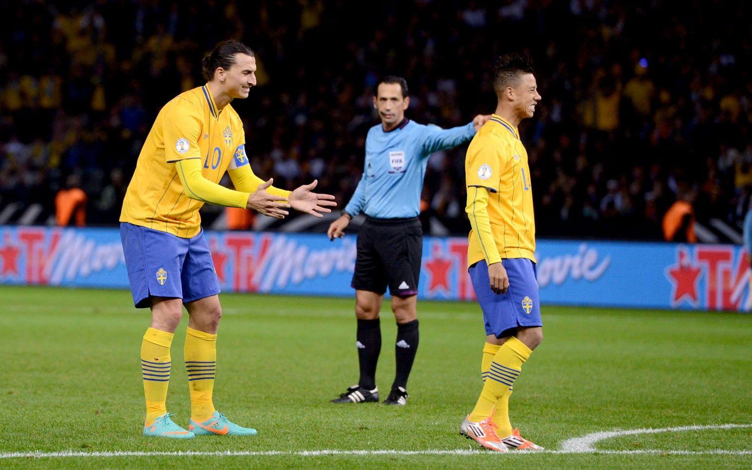Men i stället för en svensk reducering skickade Mesut Özil in 4–0 till Tyskland i den 56:e minuten. Hur stor skulle förnedringen bli? Foto: Bildbyrån