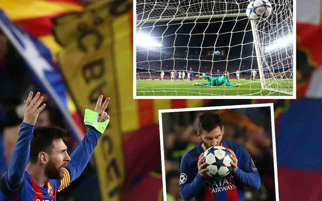 Barcelona fick sedan en bra start på Camp Nou och ledde med 2–0 i paus. Hemmasupportrarna började hoppas på en vändning, och när Lionel Messi sköt 3–0 på straff i början av den andra akten kändes det som att det bara var en tidsfråga innan det spanska storlaget skulle kvittera dubbelmötet. Foto: Bildbyrån