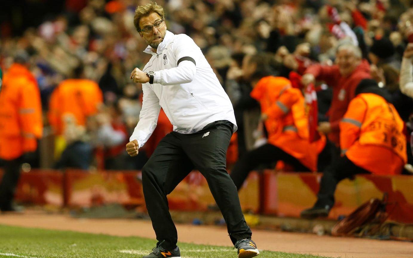 Dubbelmötet var speciellt för Liverpools manager Jürgen Klopp, som under flera säsonger coachade Dortmund. Foto: Bildbyrån