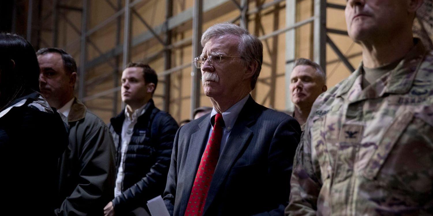 USA:s säkerhetsrådgivare John Bolton. Arkivbild.