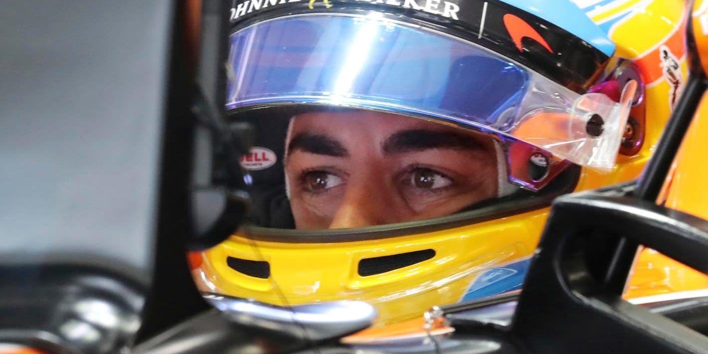 Fernando Alonso har förlängt sitt kontrakt med McLaren. Arkivbild.