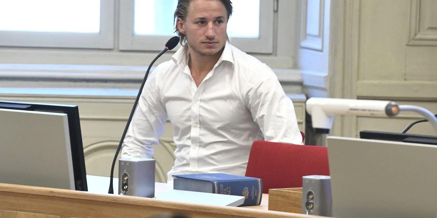 Jakob Lilja under förhandlingen i Högsta domstolen.