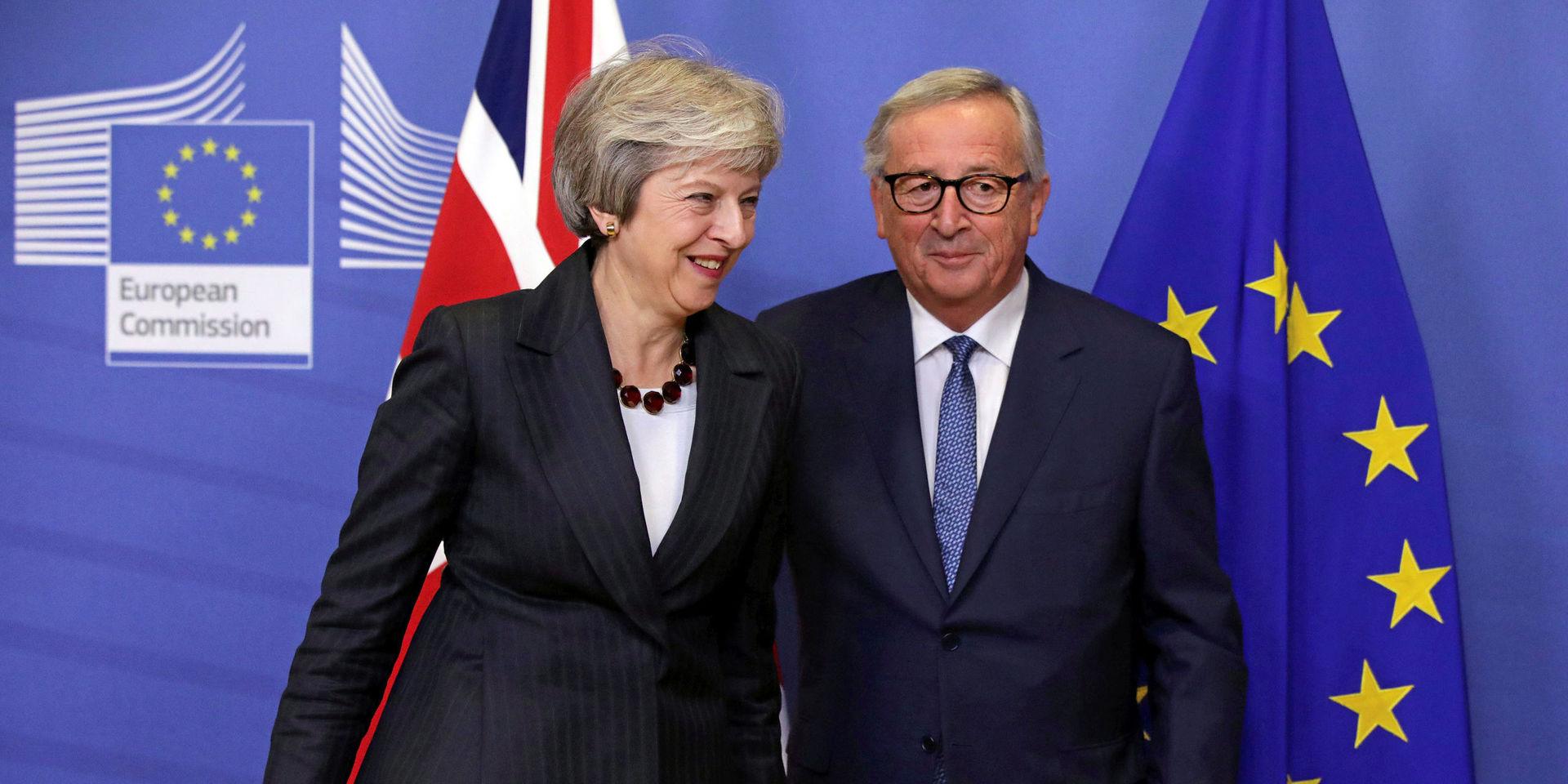 Går skilda vägar. I veckan träffades Storbritanniens premiärminister Theresa May och EU-kommissionens ordförande Jean-Claude Juncker för att bana väg för Brexit.