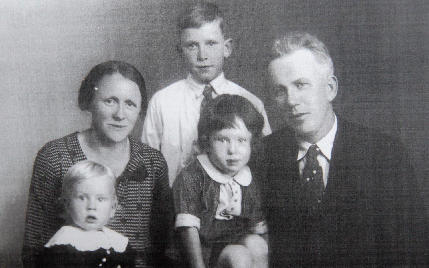 Bevarat fotografi. Mellan 1927 och 1942 bodde Elin och Hilding Andersson här med sönerna Nils, Bengt och Erik. Bild: Privat
