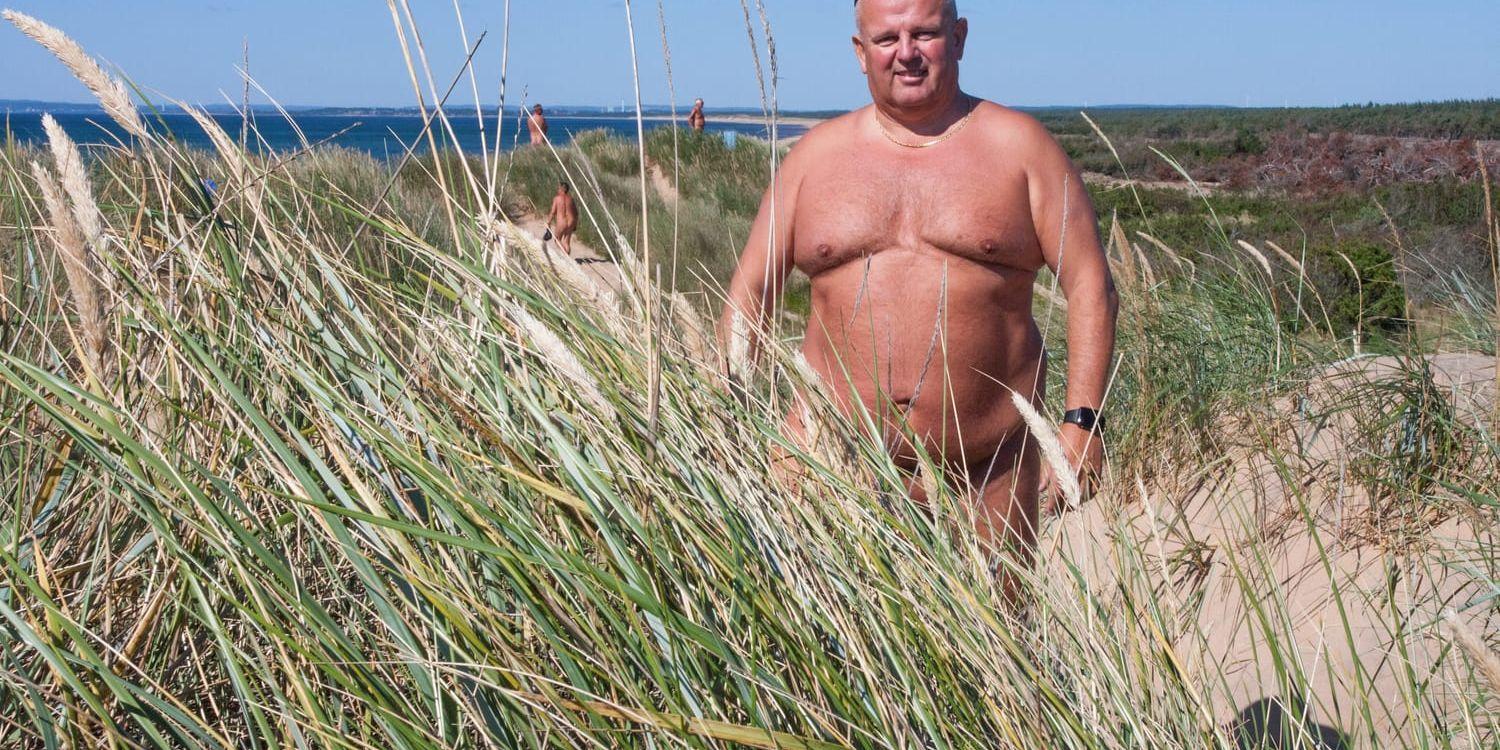 Frisinnad. Jonas Bengtsson i sexnätverket Lustkammaren hade gärna sett att Mellbystrand fått ett strandavsnitt för dem som vill mer än bada nakna. Kommunen är inte lika road av tanken.