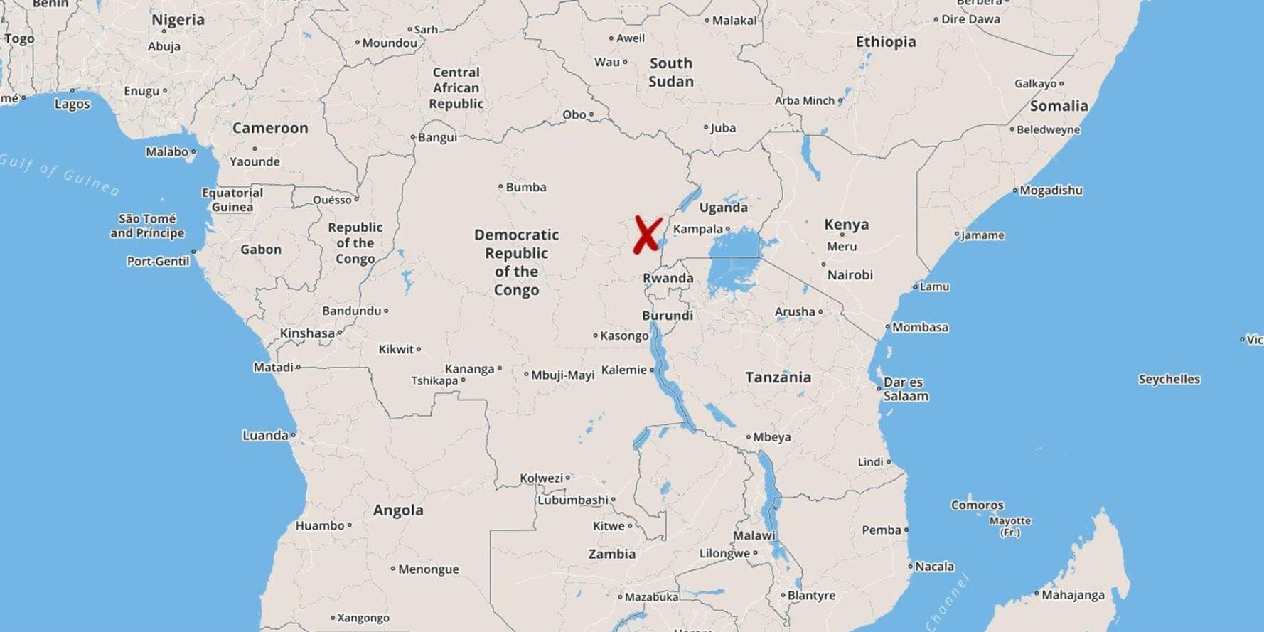 Attacken skedde i byn Beni, nära Kongo-Kinshasas gräns mot Uganda.