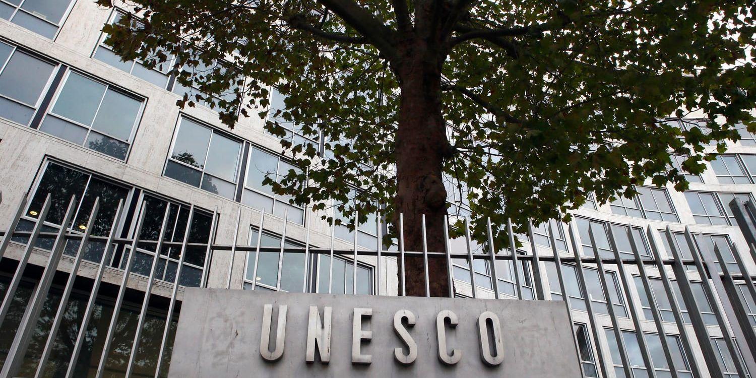 FN-organet Unescos huvudkontor i Paris. Arkivbild.