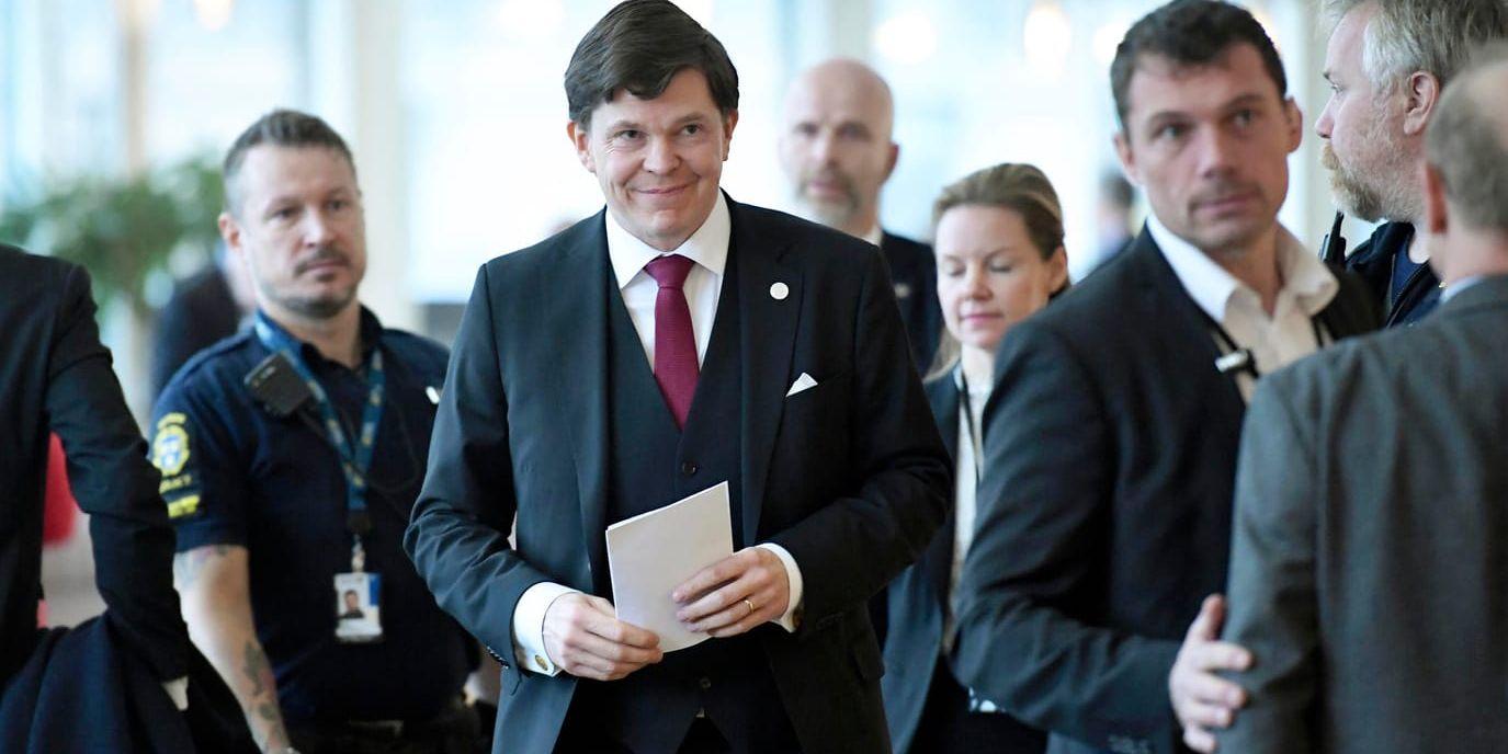 Riksdagens talman Andreas Norlén får nu börja om med en ny samtalsrunda. Arkivbild.