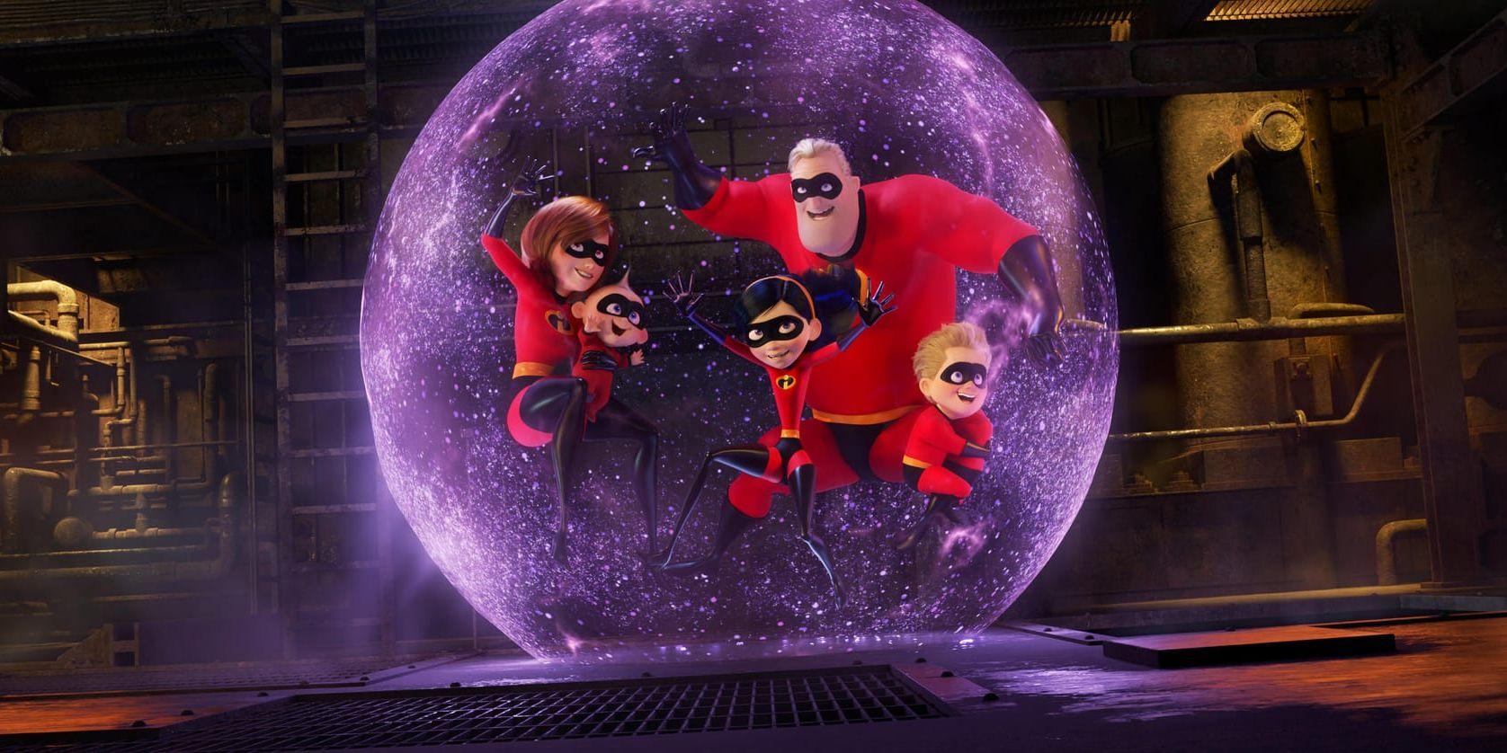 En familj full av superhjältar blir ännu en gång utdömda som onödiga i "Superhjältarna 2". Pressbild.