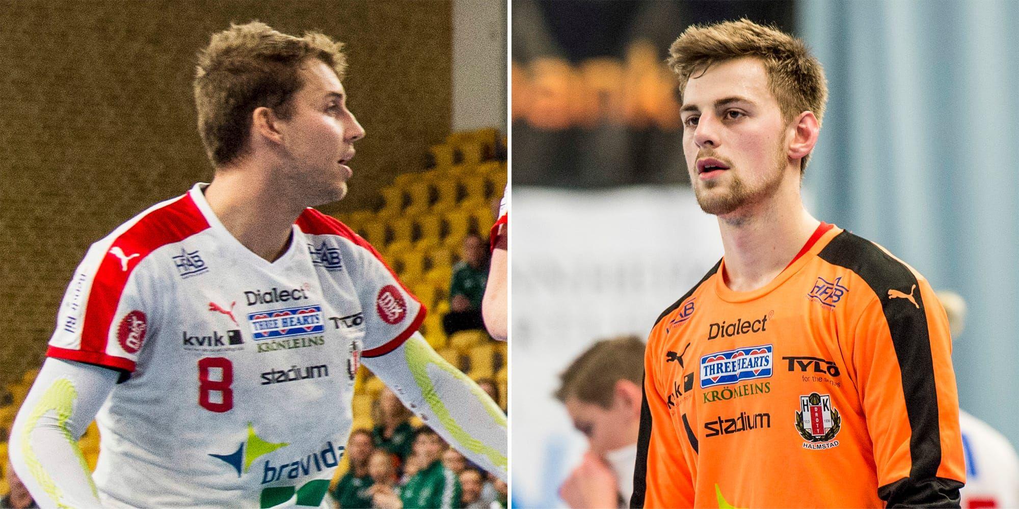 Lämnar och stannar. Filip Berentsen (till vänster) går till Varberg, men Johan Gustafsson fortsätter i Drott.