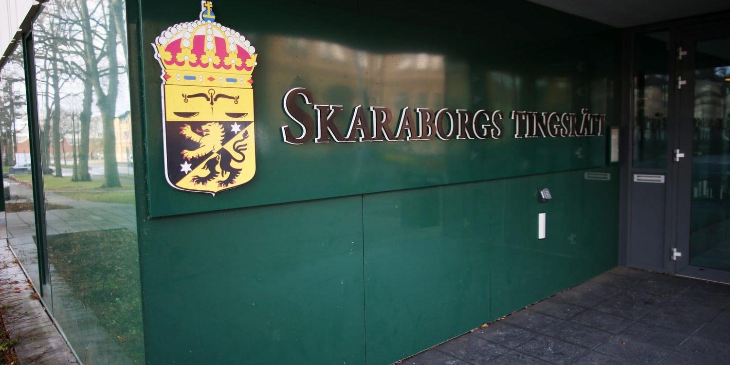 En man åtalas nu vid Skaraborgs tingsrätt för grov skadegörelse hos riksdagspolitikern Hanna Wigh. Arkivbild.