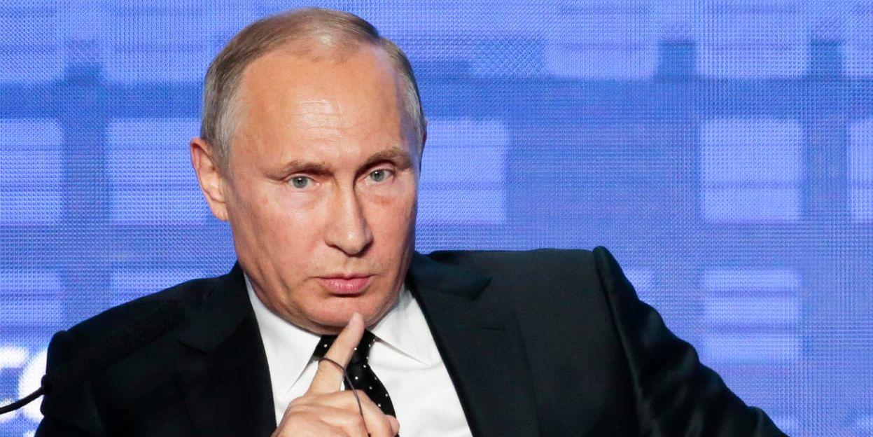 Rysslands president Vladimir Putin utlovar åtgärder för högre tillväxt. Arkivbild