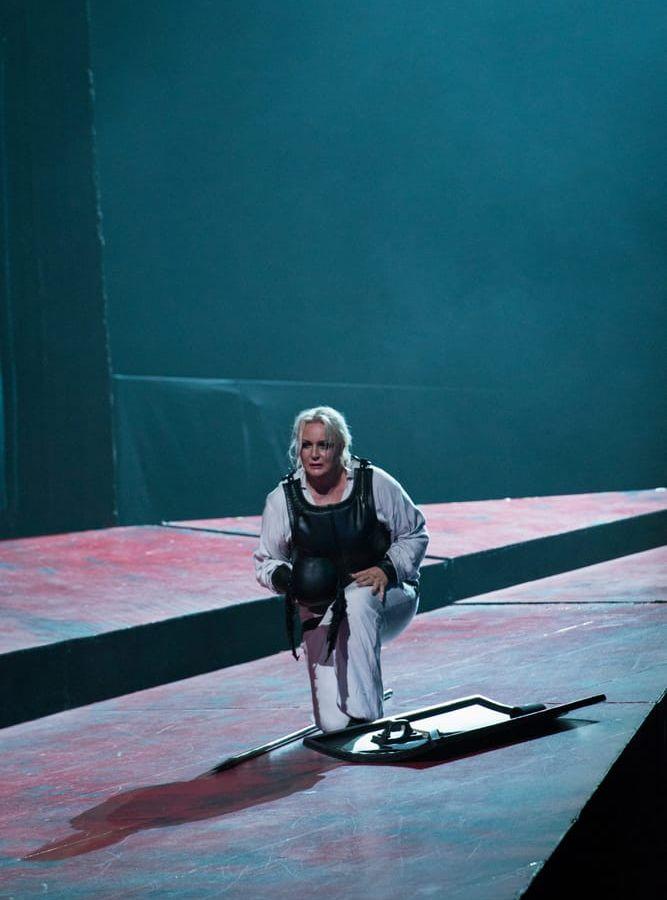 Aktuellt. Just nu gör Iréne rollen som Brünnhilde i ”Valkyrian” på New National Theatre i Tokyo. Bild: Terashi Masahiko