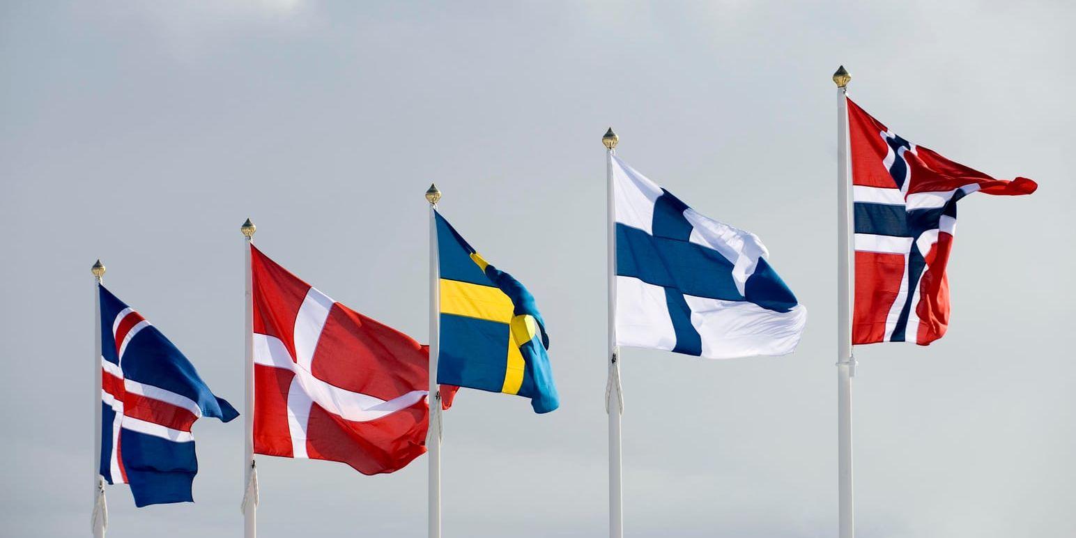 Nordbor gillar samarbete mellan de nordiska länderna, visar en undersökning. Arkivbild.