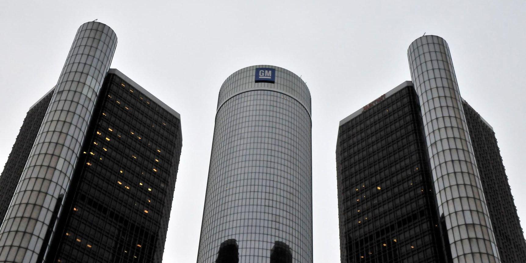 General Motors redovisar delårssiffror för andra kvartalet. Arkivbild.