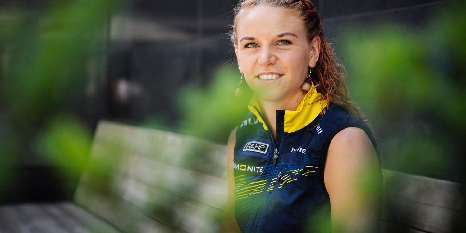 Karolin Ohlsson är svensk mästare i sprintorientering. Arkivbild.