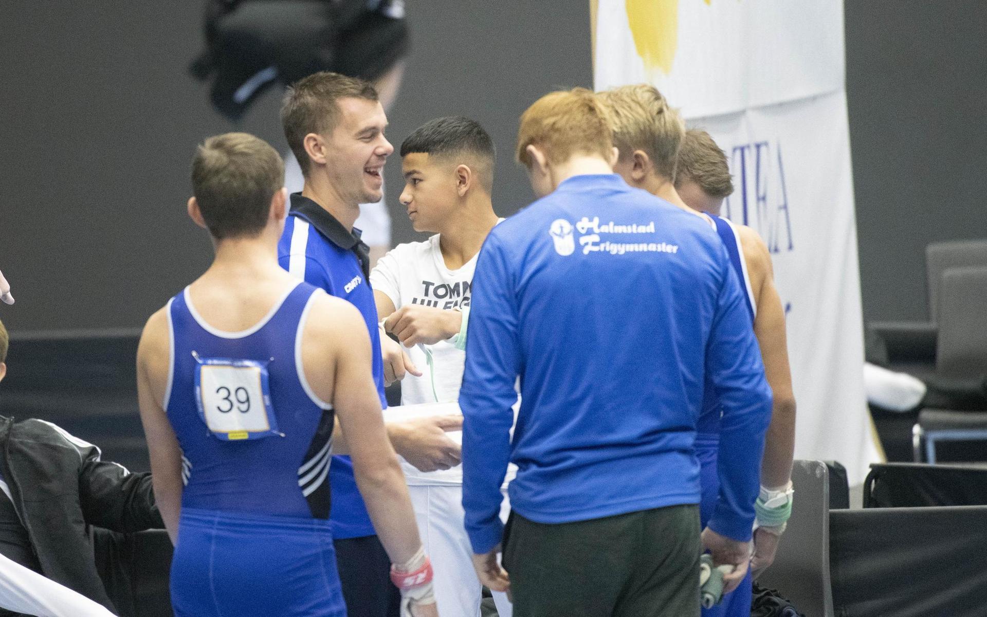 Halmstad Frigymnaster och tränaren Niklas Andersson hade mycket att glädjas åt under SM.
