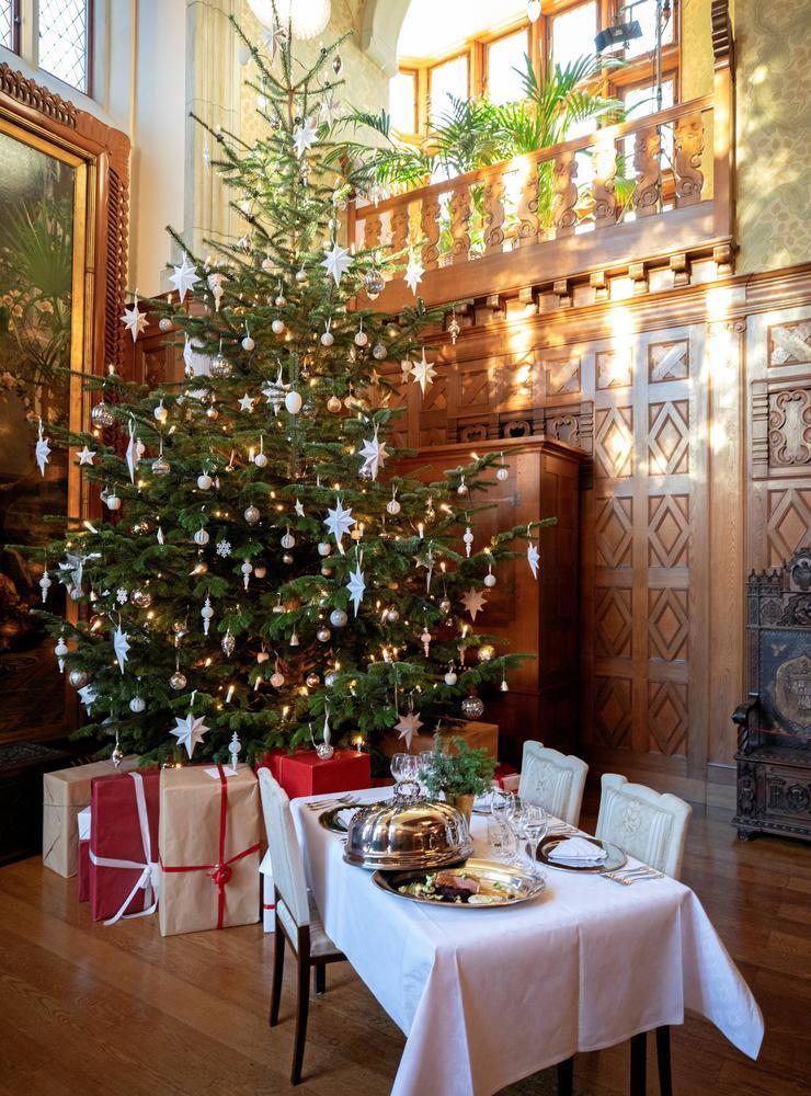 Julstämning på Tjolöholm. I år blev det inget julbord – utan i stället en julmiddag med bordsservering. 