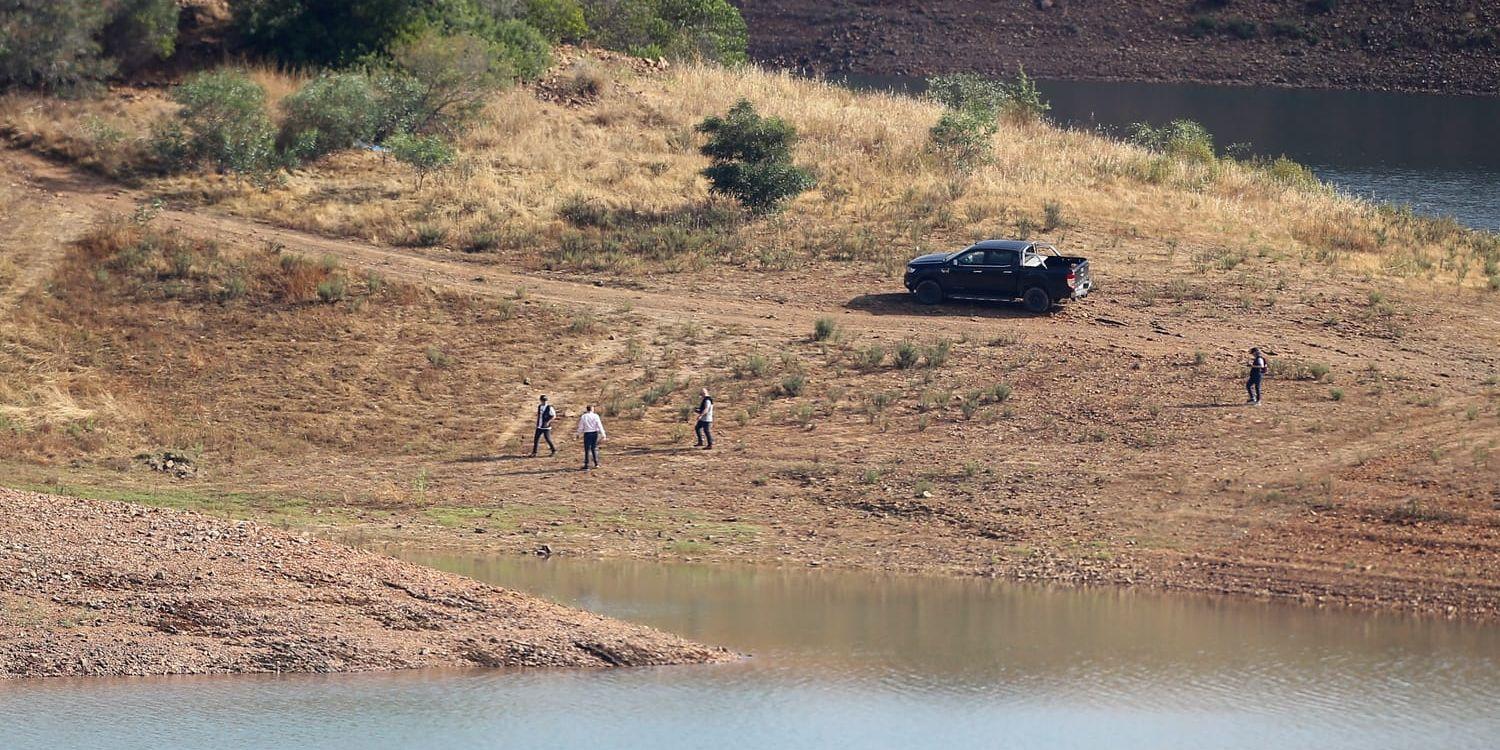 Dammen, omkring fem mil från platsen där försvinnandet skedde, har undersökts tidigare i utredningen. Då gjordes inga viktiga fynd. Arkivbild.