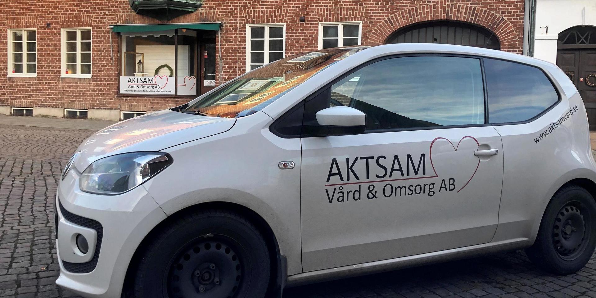 Vårdbolaget Aktsam försvinner från Laholm. På fredagen sade Laholms kommun upp avtalet om hemtjänst.