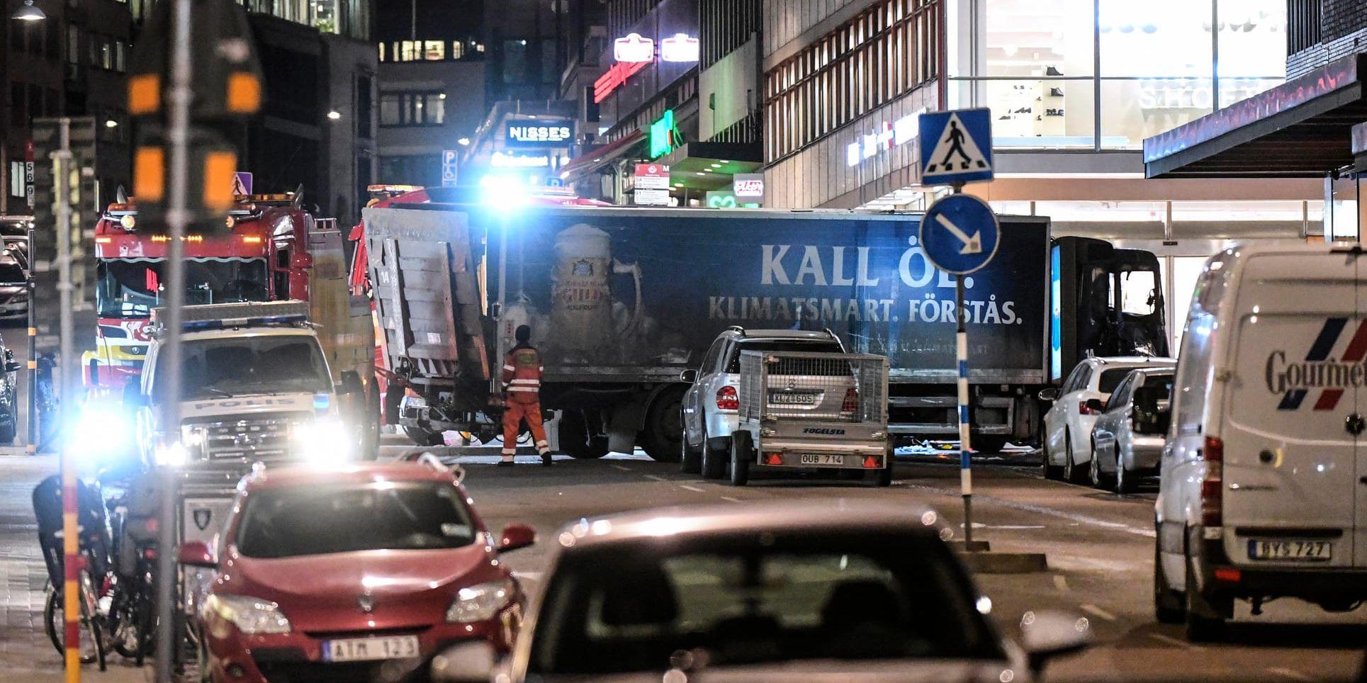 Chauffören vars fordon användes vid terrordådet på Drottninggatan finns inte med bland de målsägande. Arkivbild.