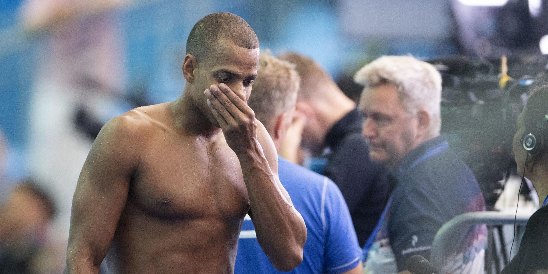 Simon Sjödin var besviken efter missen på 200 meter medley.