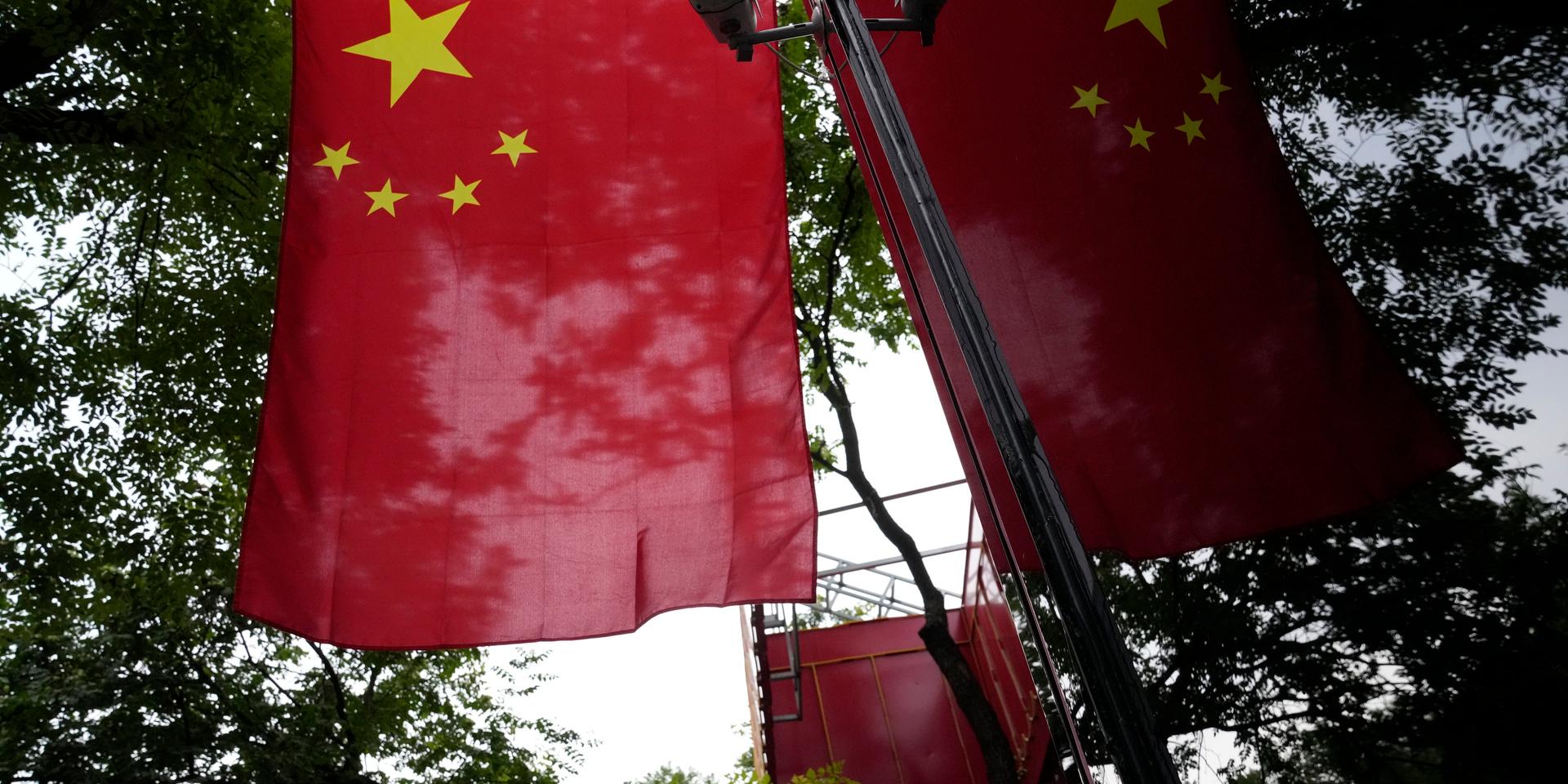 Säkerhetskameror ska spåra 'misstänkta personer' i Kina. Arkivbild.