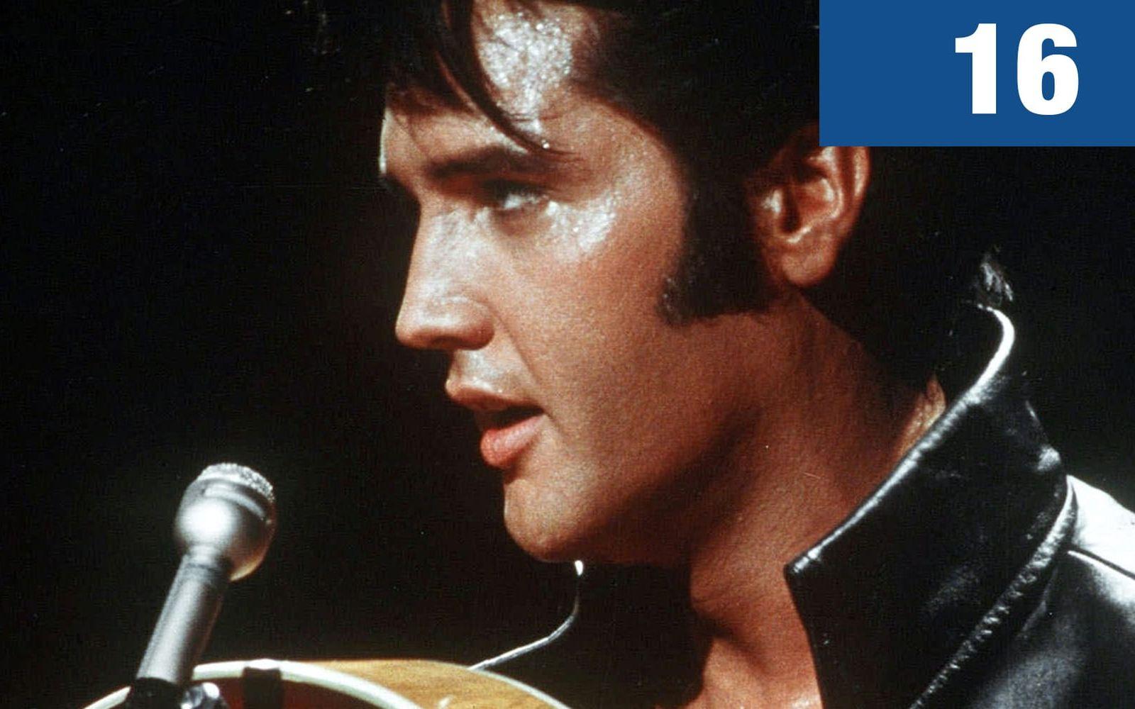 16. Så många procent av USA:s befolkning var av uppfattningen att Elvis fortfarande var vid liv, enligt en undersökning 1990. Foto: TT