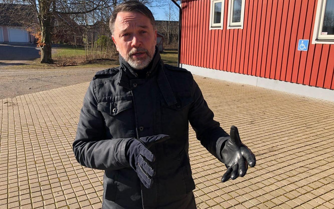 Dag Gustavsson, ordförande i Våxtorps byalag, hoppas att kommunen ska undvika att skära ner på servicen på orten. 