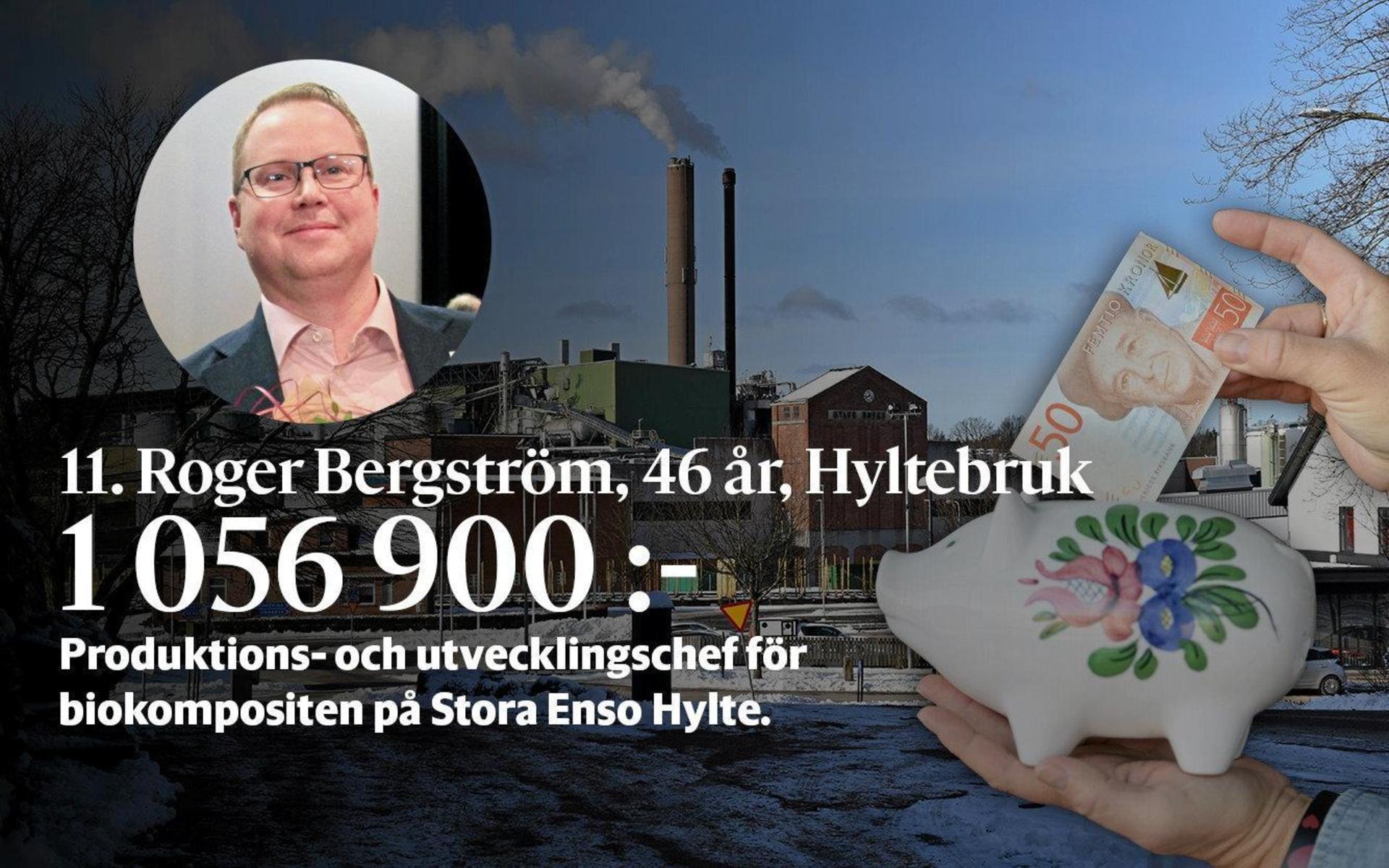 11. Roger Bergström är produktions- och utvecklingschef för biokompositen på Stora Enso Hylte.