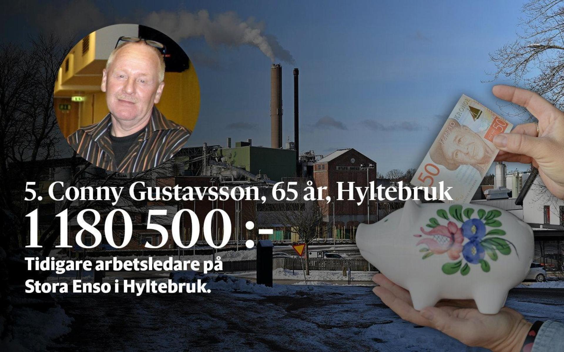 5. Conny Gustavsson jobbade tidigare som arbetsledare på Stora Enso i Hyltebruk.