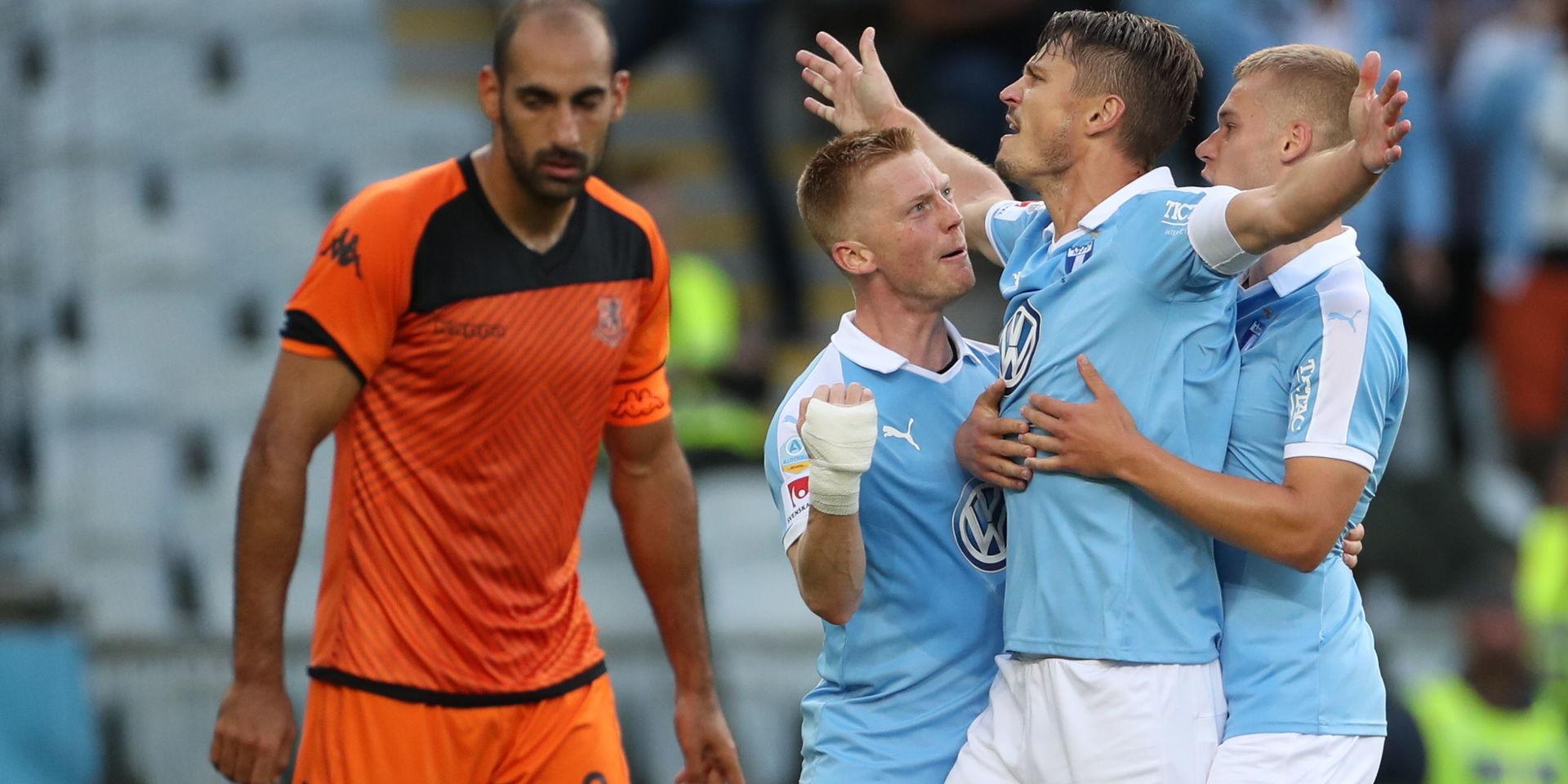 Malmö FF-lagkaptenen Markus Rosenberg satte 1–0 hemma mot israeliska Bnei Yehuda Tel Aviv i det första mötet av det sista kvalsteget till Europa League. MFF vann till slut med klara 3–0. Returen spelas nästa vecka.