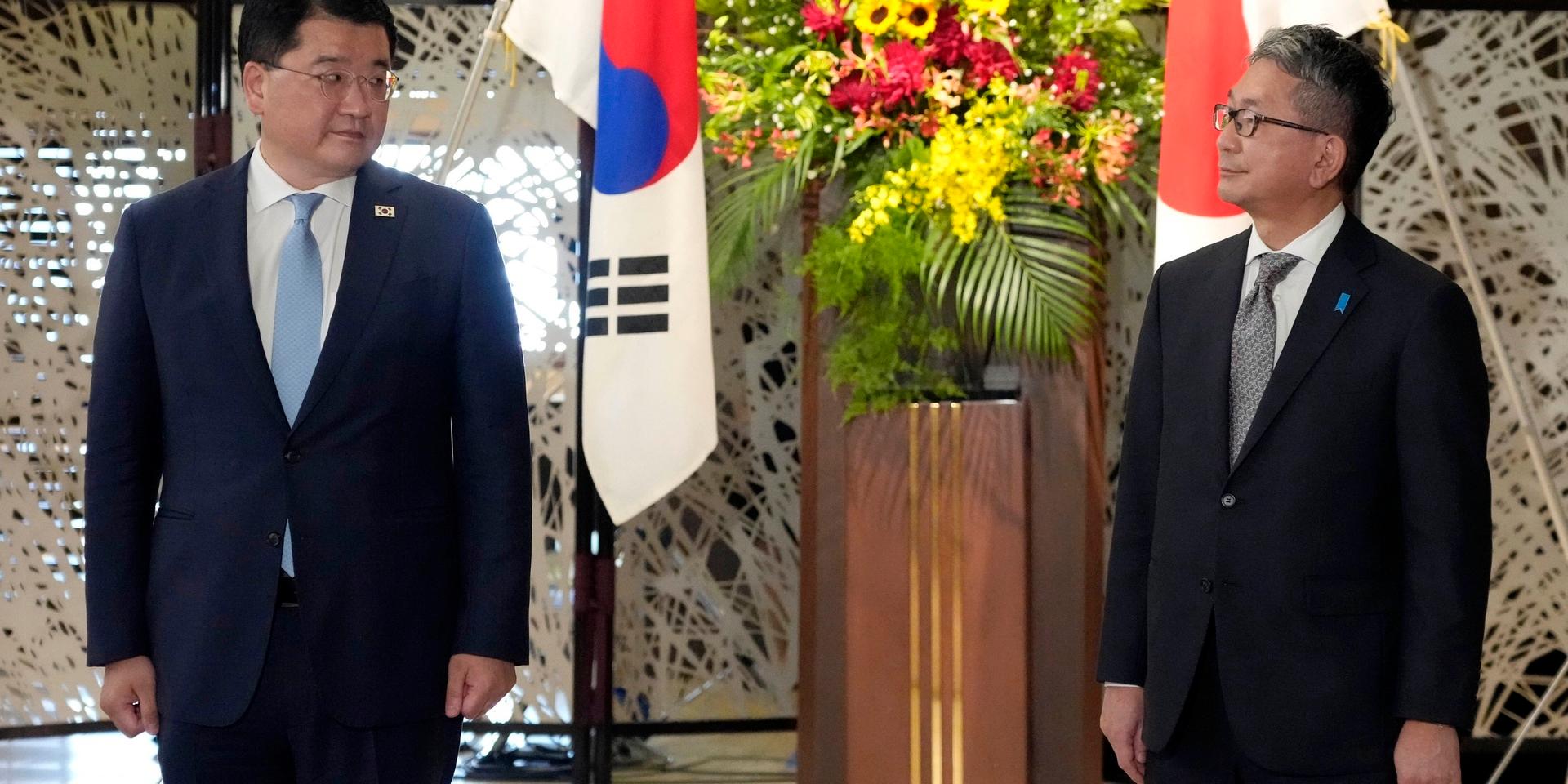 Sydkoreas förste vice utrikesminister Choi Jong-Kun och Japans vice utrikesminister Takeo Mori hade möte i Tokyo i veckan.