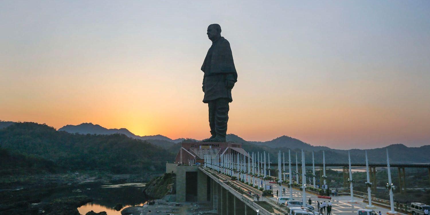 Statyn av Sardar Patel. Arkivbild.