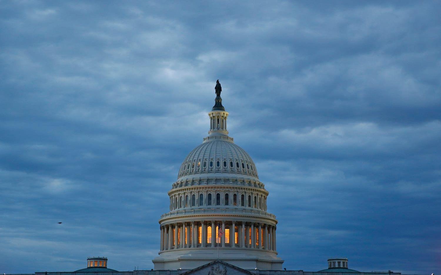 Kongressbyggnaden Capitolium i Washington DC. 