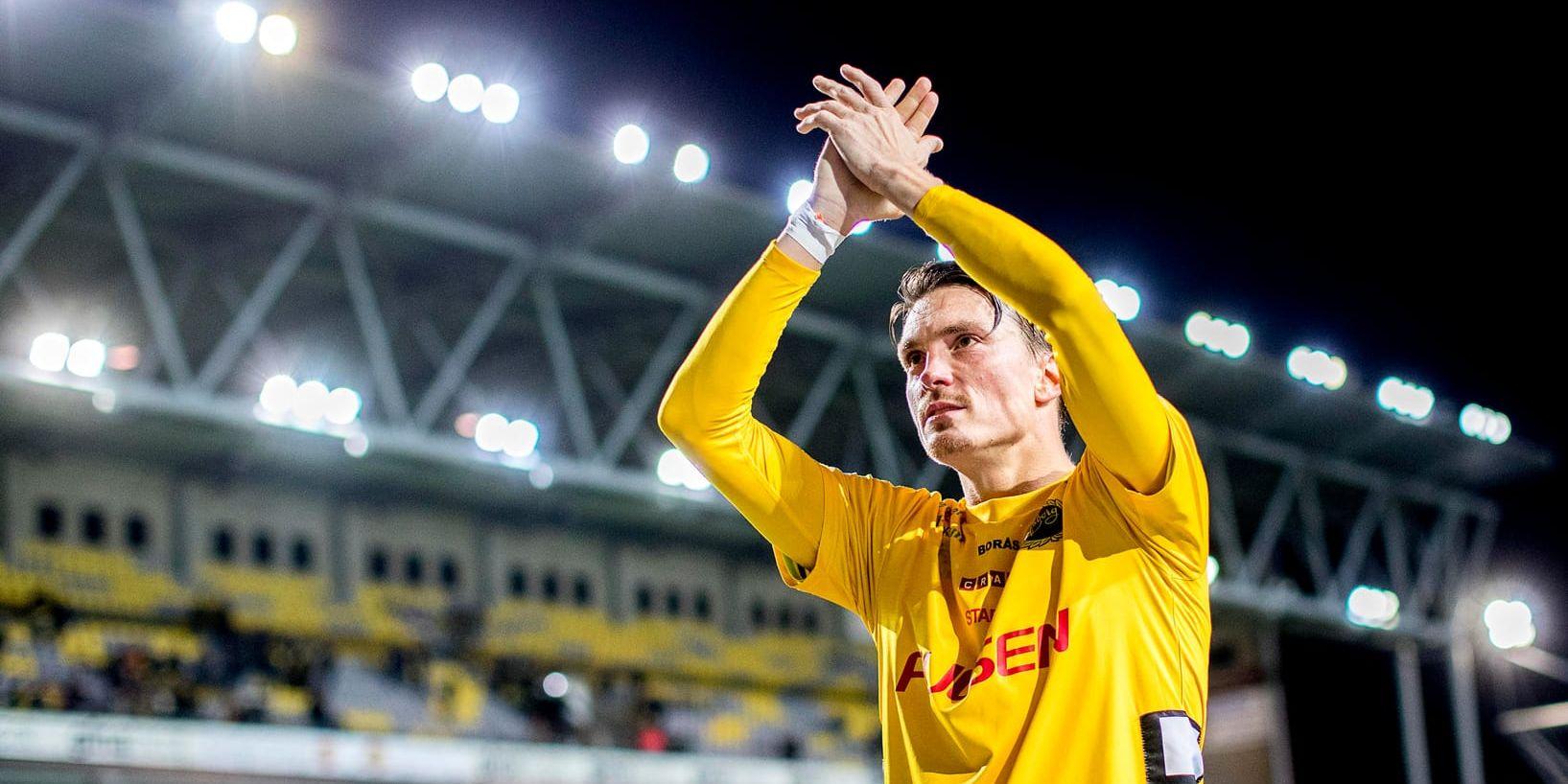 Lasse Nilsson tackade för sig i Elfsborgströjan i samband med allsvenska säsongsavslutningen 2017 – en säsong som slutade med 5,5 miljoner i förlust för Elfsborg. Arkivbild.
