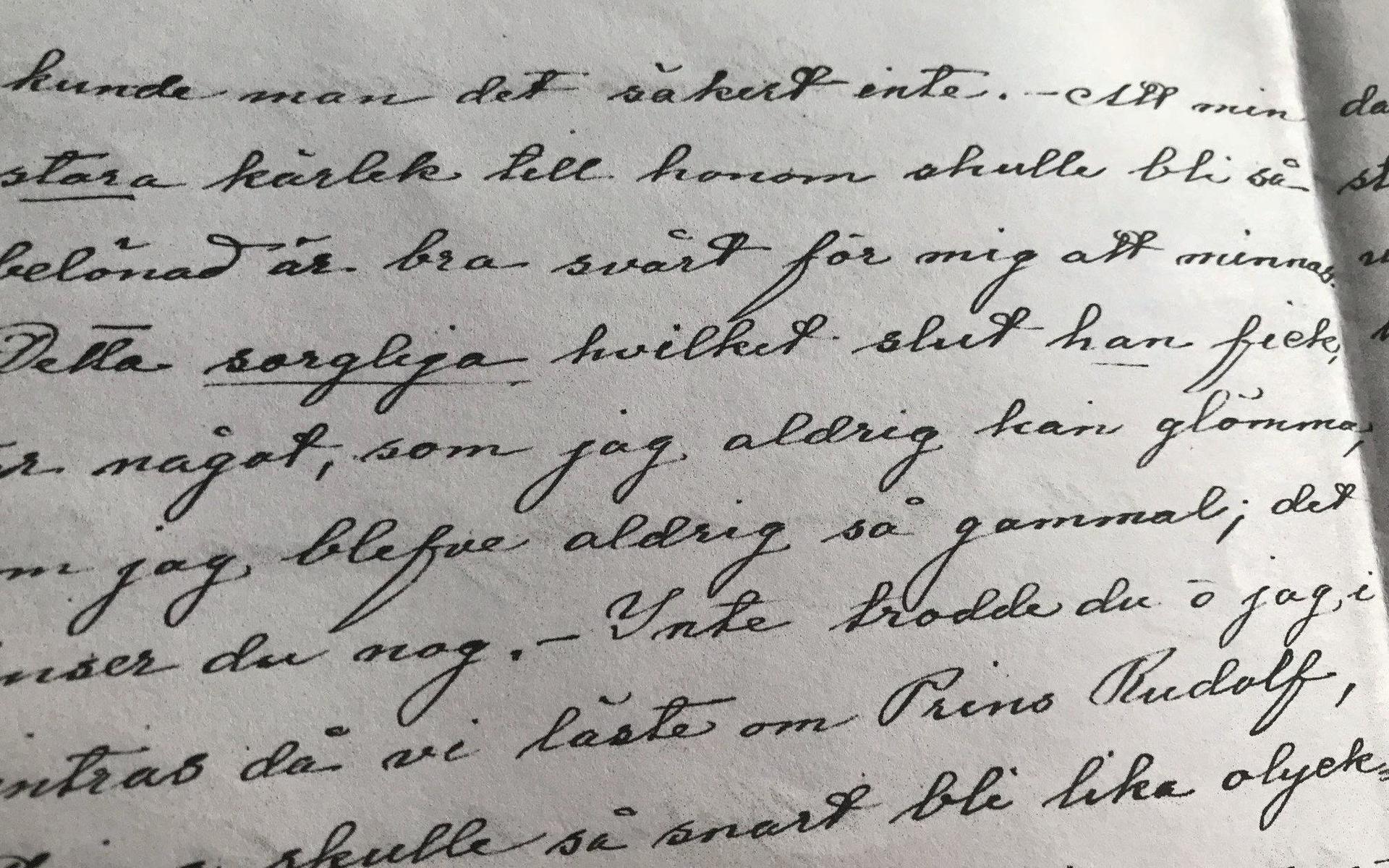6 augusti 1889 skriver Luitgard till sin svägerska: ”Ännu är det mig en gåta hur Sixten har kunnat handla som han har gjort.”