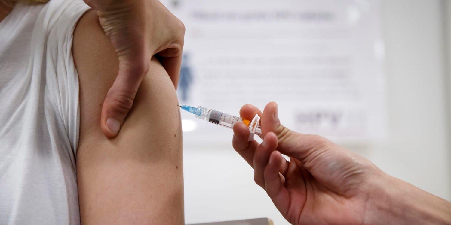 Pojkar i Blekinge blir först i Sverige att vaccineras mot HPV-virus. Arkivbild.