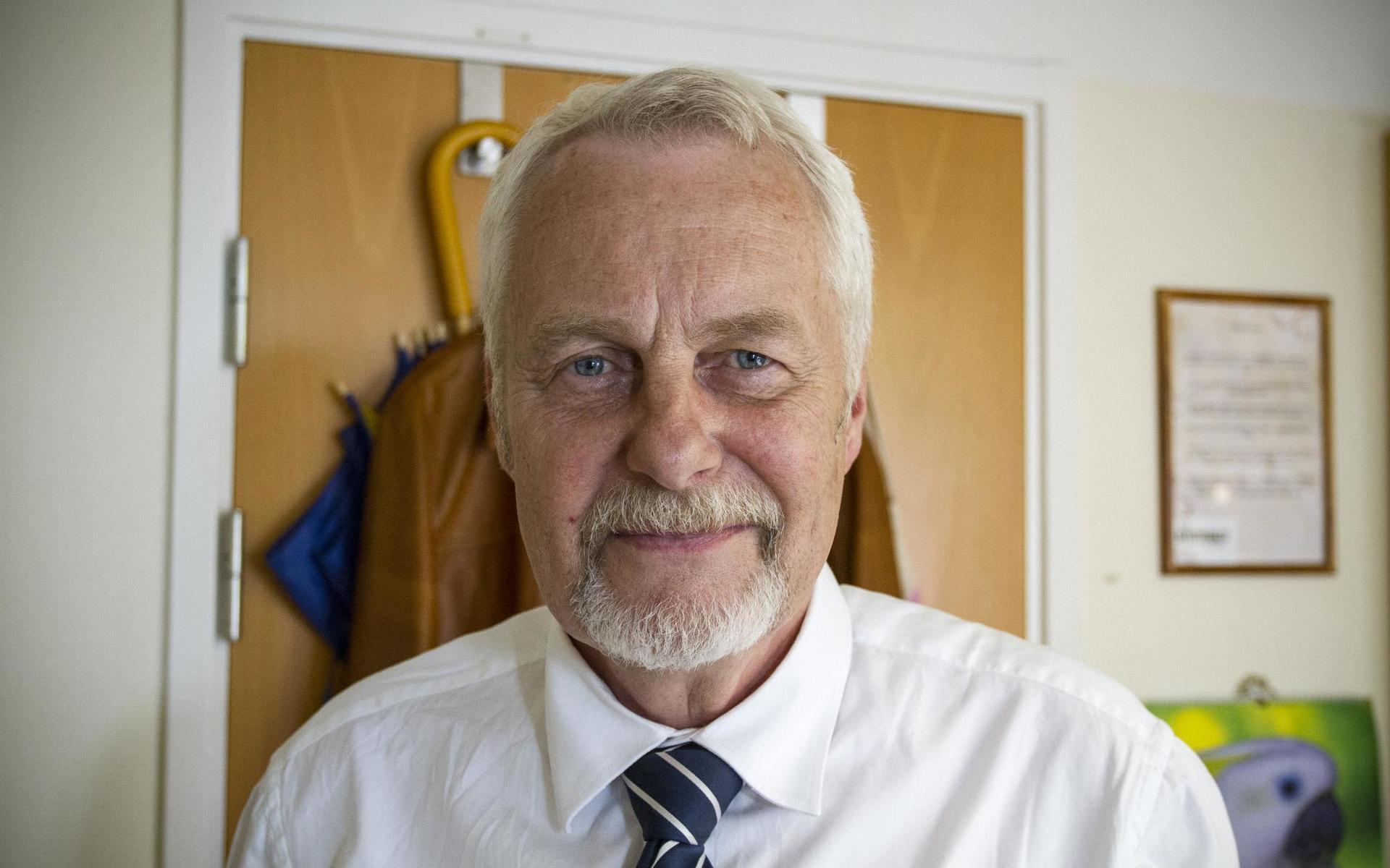 Roland Norrman (M) är ordförande för LBVA och moderatpolitiker i Laholm.